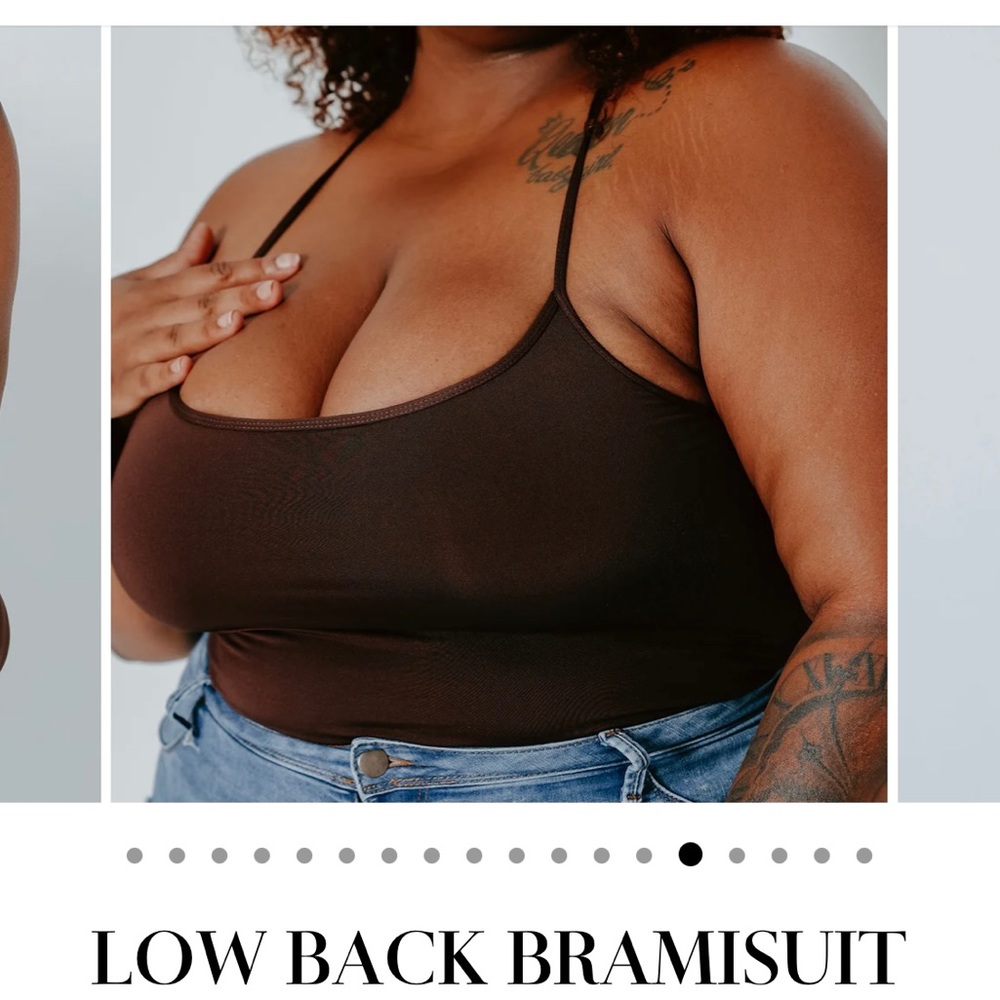BROWN low back Bramisuit